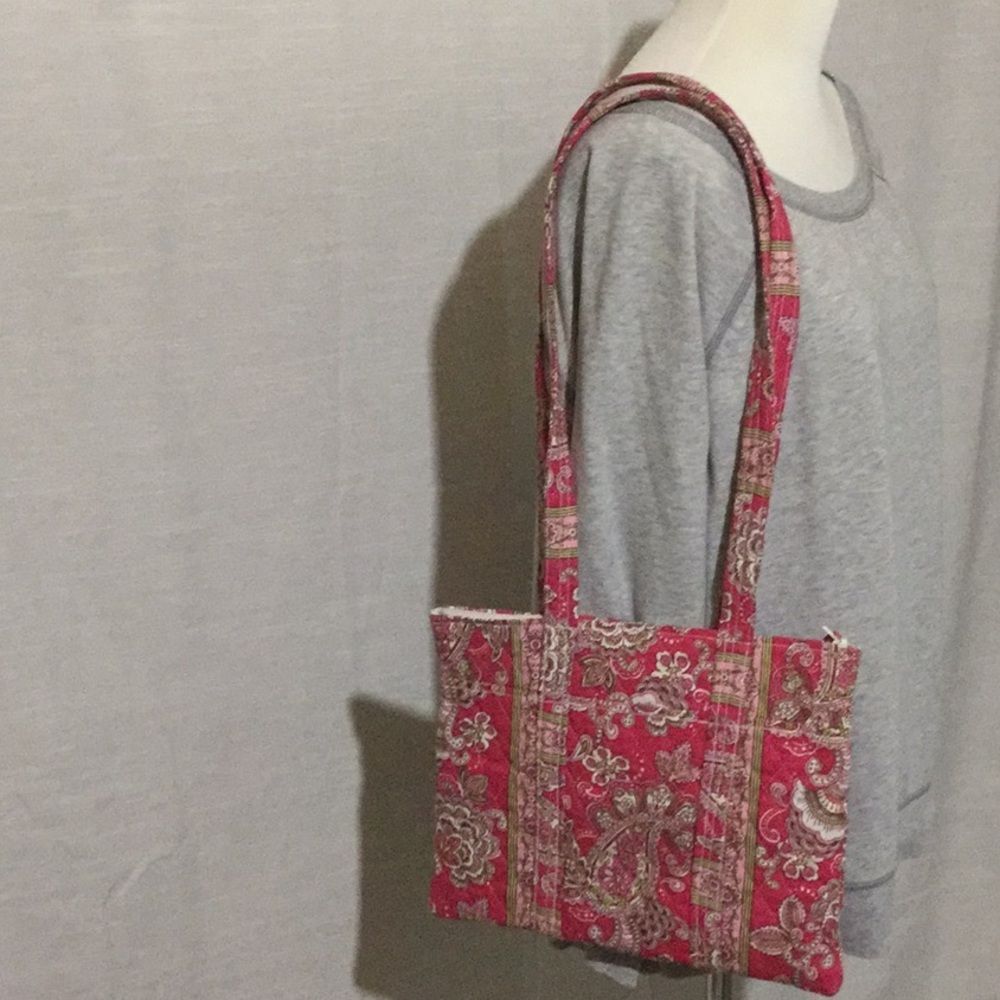 Handmade Cloth Long Strap Purse Zipper Closure - Picture 2 of 4